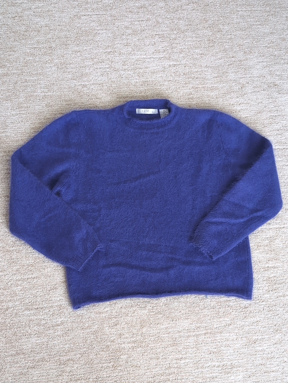 Royal Blue Angora Sweater